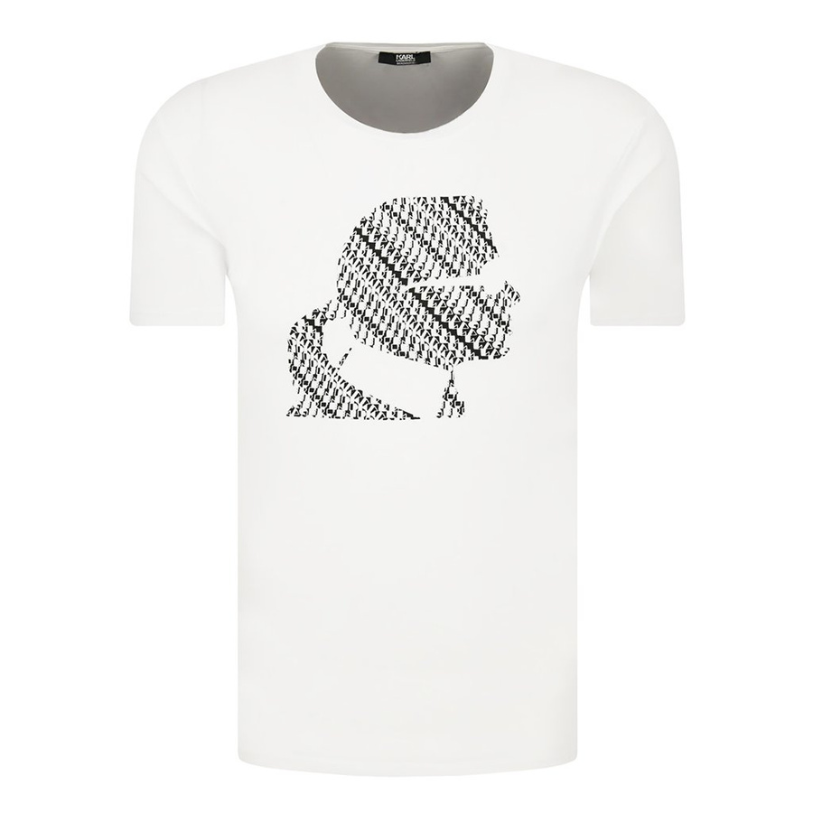 T-shirt Męski KARL LAGERFELD KL20MTS01 Biały