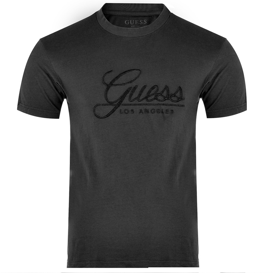 T-shirt Męski GUESS M1BI26 K8FQ1 Czarny