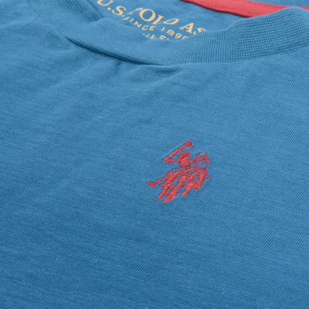 T-shirt Dziecięcy U.S. POLO ASSN. Logo  Niebieski