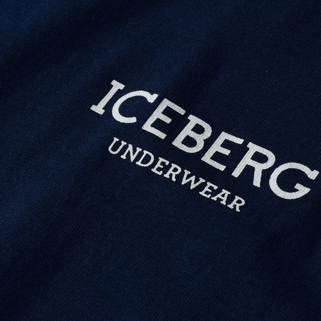 T-shirt Męski ICEBERG ICE1UTS01 Granatowy