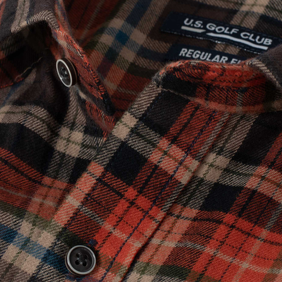 Koszula Męska U.S. GOLF CLUB D003276 Kratka