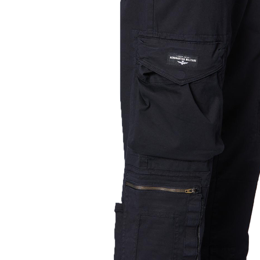 Spodnie Aeronautica Militare 241PA1582CT3 Granatowe