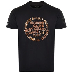 T-Shirt Męski GUESS Logo M2RI16 K8FQ1 Czarny