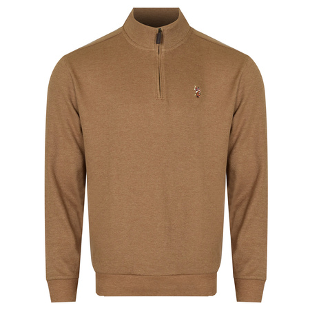 Bluza Męska U.S. POLO ASSN. Logo 11C847 Brązowy