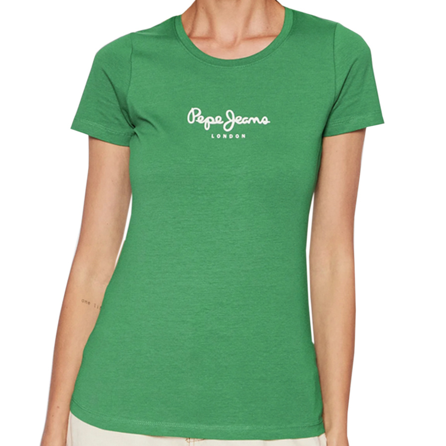 T-shirt PEPE JEANS New Virginia PL505202 Zielony
