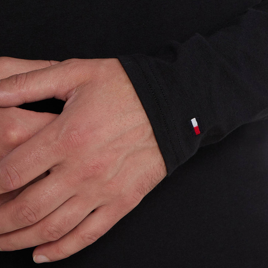 Longsleeve TOMMY HILFIGER UM0UM03022 Czarny