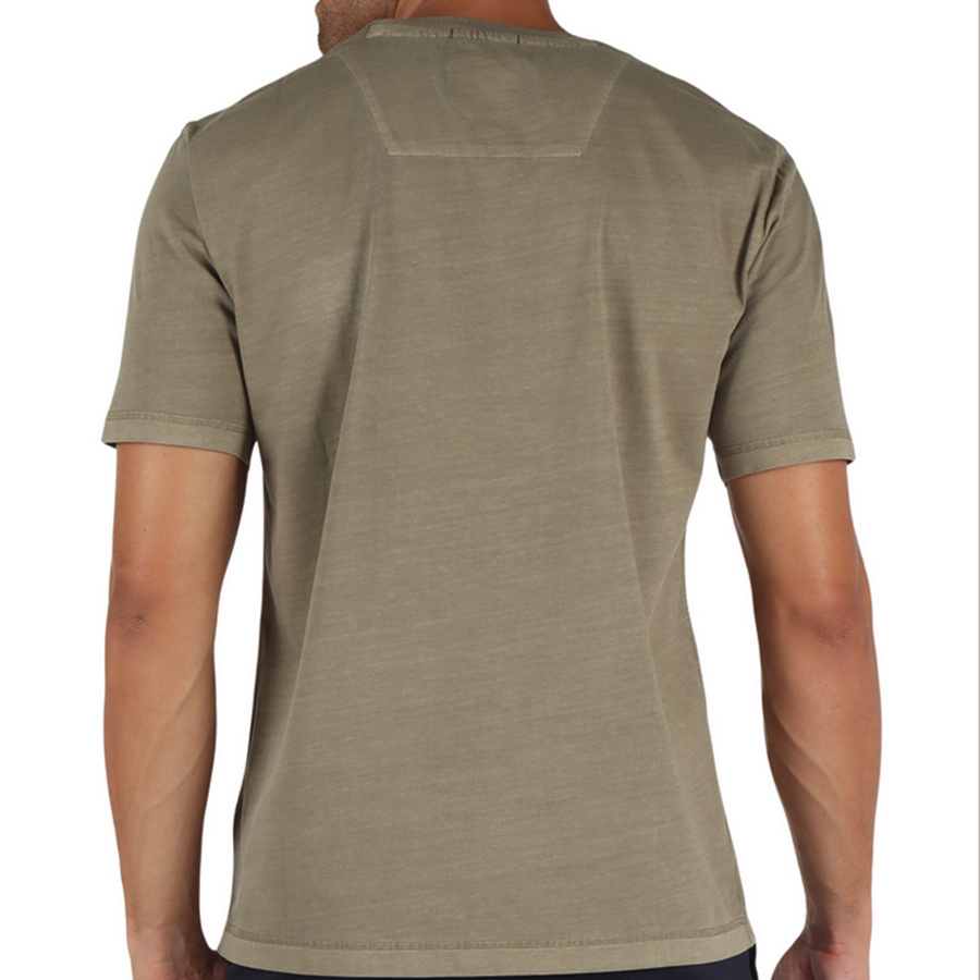 T-shirt Męski Aeronautica Militare 242TS2302J652 Zielony