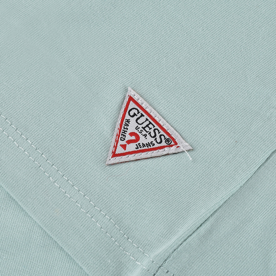 T-shirt Top Damski GUESS Q2GII3 KB6N1 Mietowy -35%