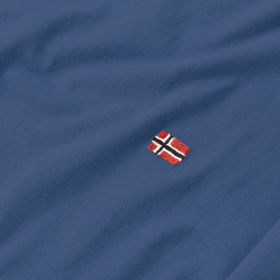 T-Shirt Meski NAPAPIJRI NP0A4FRP Niebieski