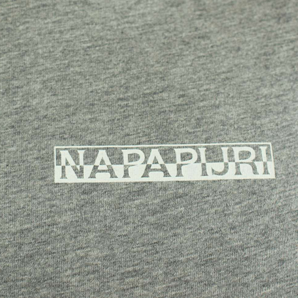 Napapijri T-Shirt Męski NP0A4F6V Szary -40%