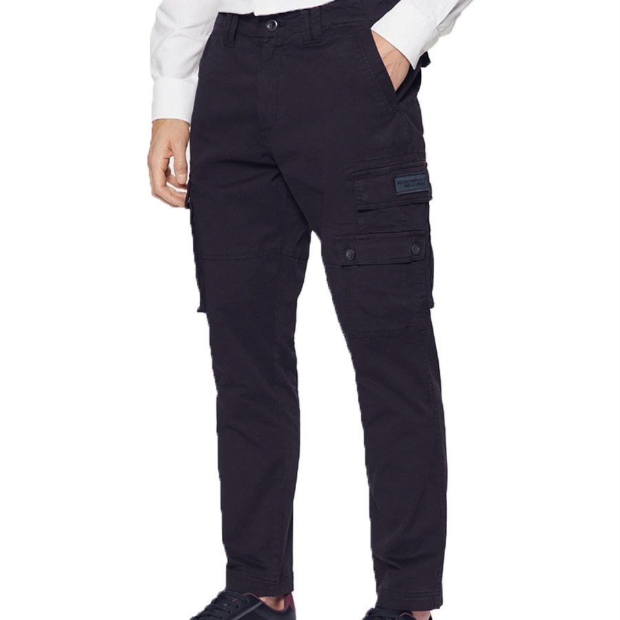 Spodnie Aeronautica Militare 242PA1632CT3399 Granatowe