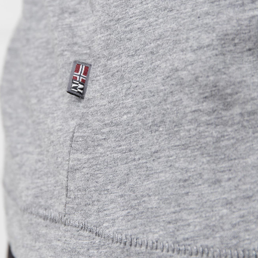 T-shirt Męski NAPAPIJRI N0YIJ9 Regular Fit Szary