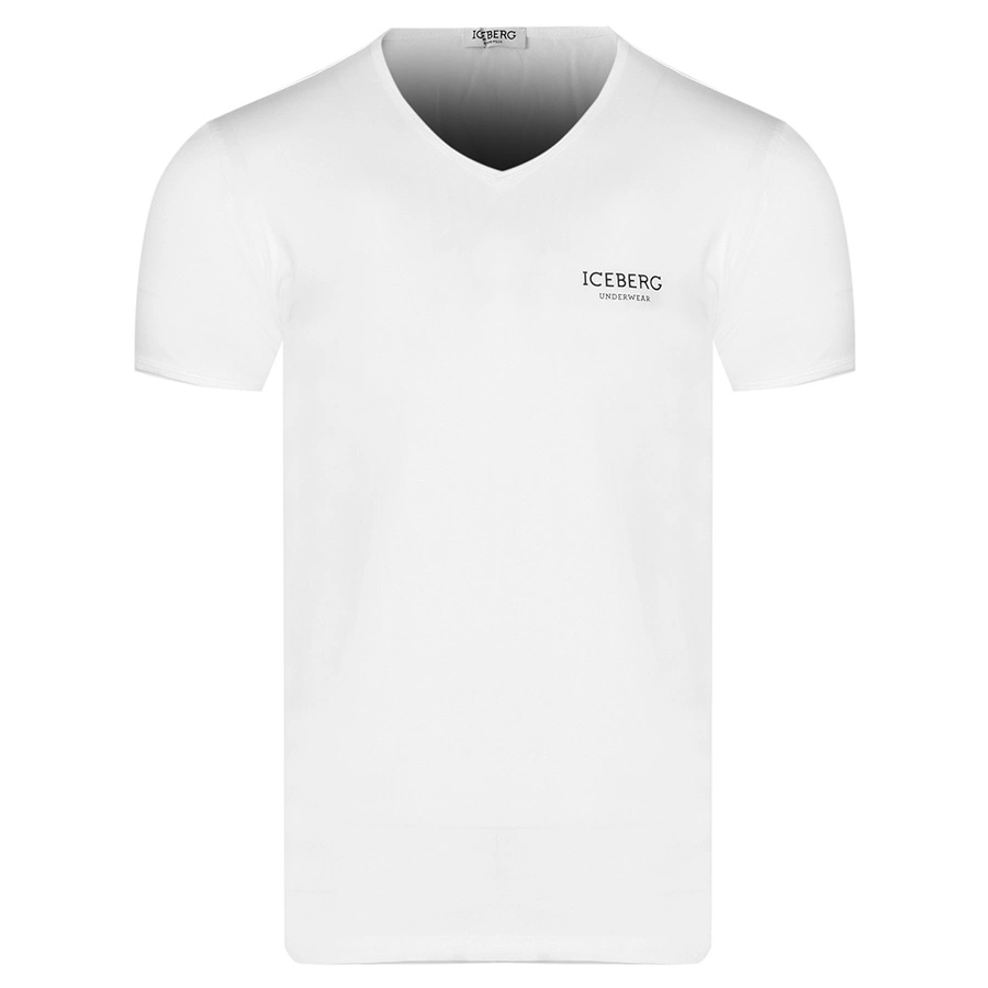 T-shirt Męski ICEBERG ICE1UTS02 Biały Slim Fit