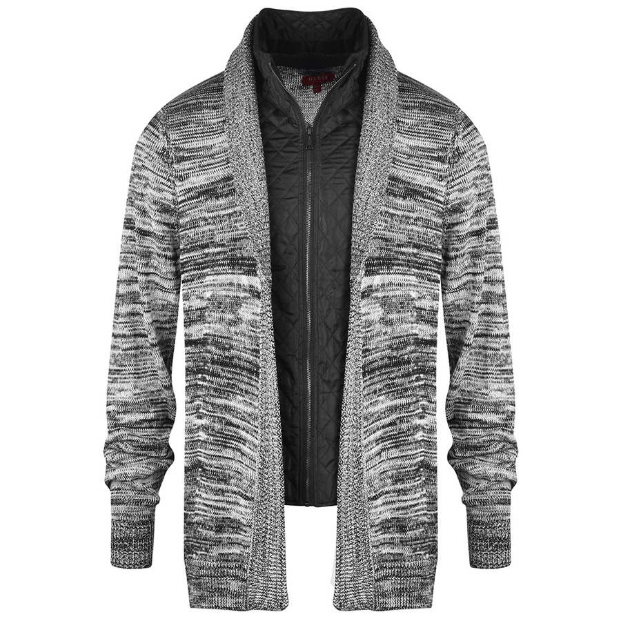 Sweter Męski GUESS Baldric S1GQ15K8D30 Na zamek