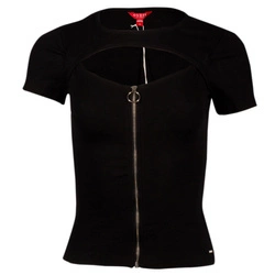 T-Shirt Damski GUESS Logo M1RI32 J1311 Czarny