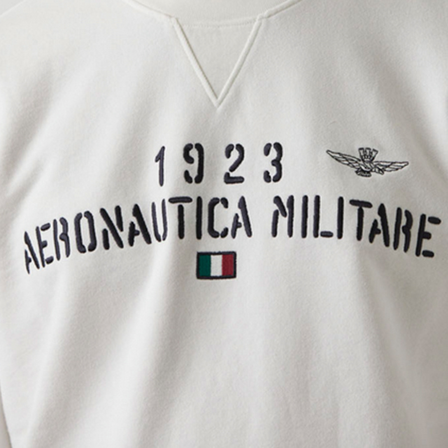 Bluza AERONAUTICA MILITARE 231FE1746F489 Kremowy