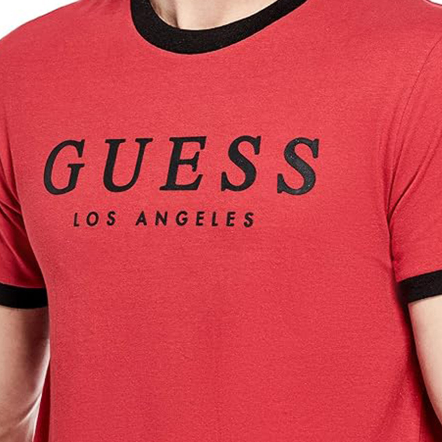 T-shirt Męski GUESS Logo M0YI51 I3Z00 Czerwony
