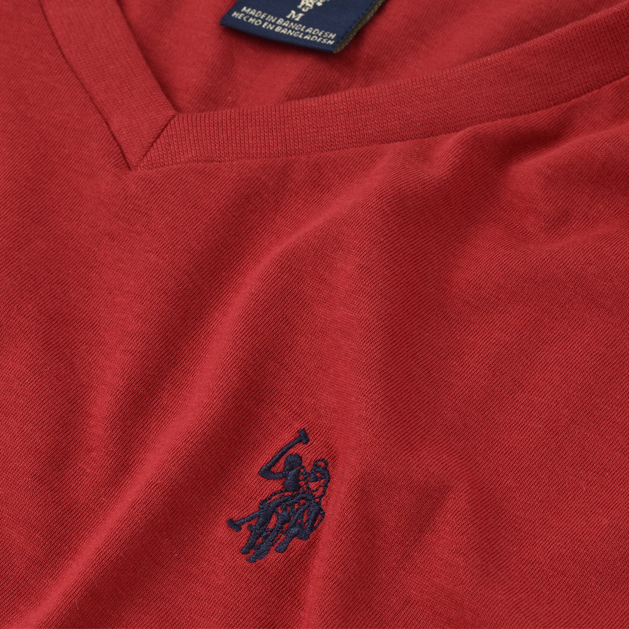T-shirt Męski U.S. POLO ASSN. Logo US16467 Red
