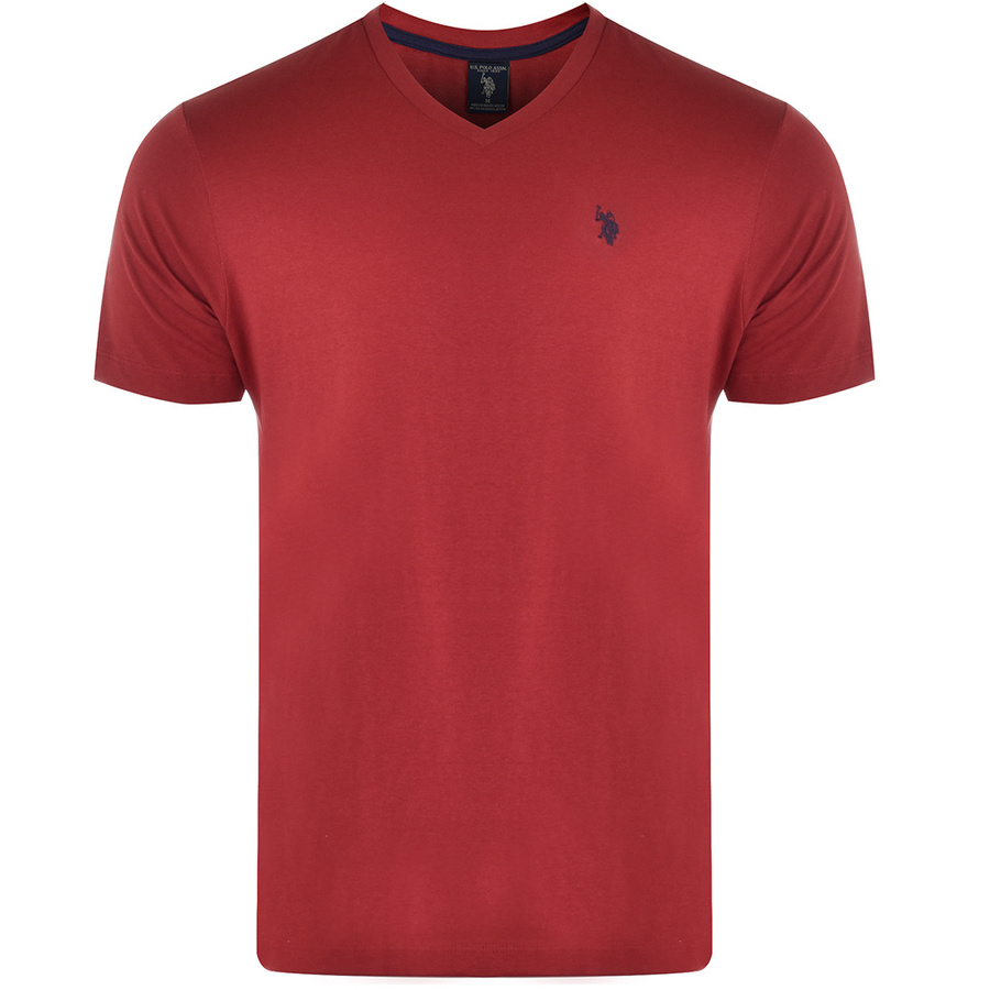 T-shirt Męski U.S. POLO ASSN. Logo US16467 Red