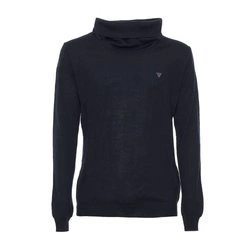 Męski Sweter Golf GUESS Logo M53R26 Czarny