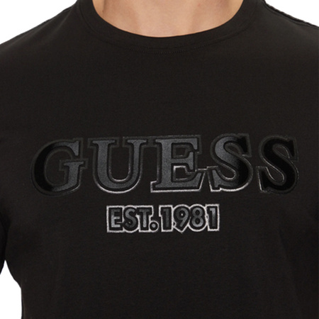 T-shirt Męski GUESS M5RI12 J1314 Czarny