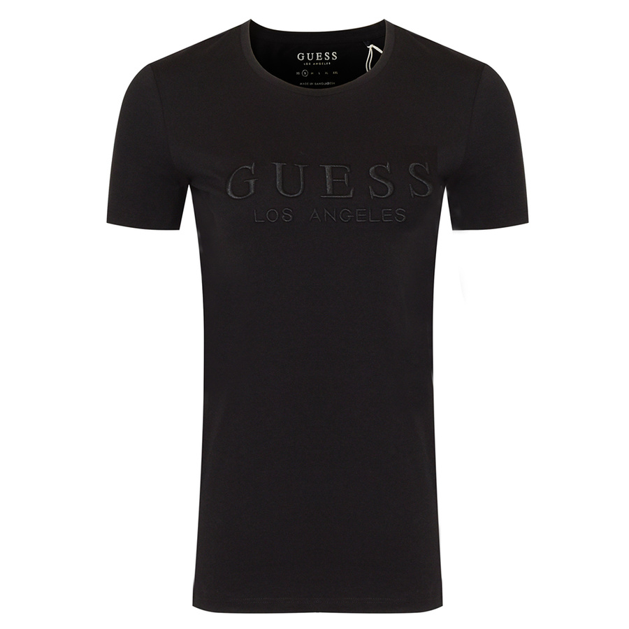 T-Shirt Damski GUESS Logo M1RI28 J1311 Czarny
