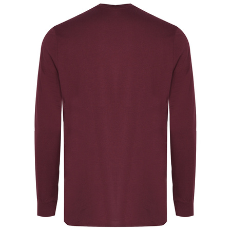 Longsleeve U.S. POLO ASSN. 11C022 98826 Bordowy