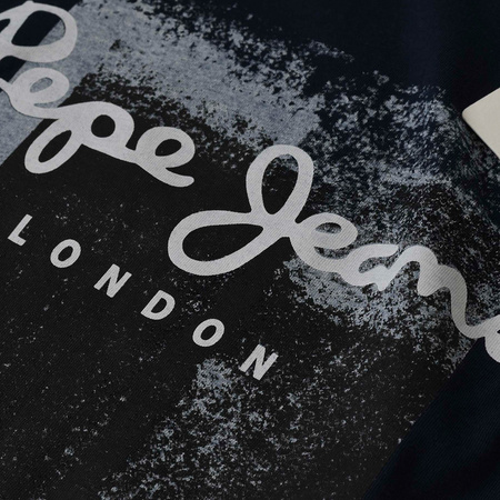 T-shirt Męski PEPE JEANS Oldwive PM508942 Granat