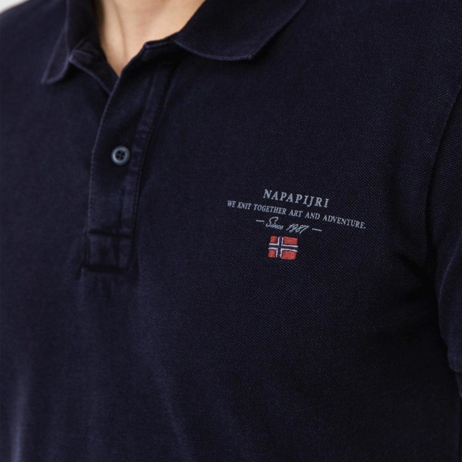 NAPAPIJRI KOSZULKA POLO MĘSKA GRANAT N0YIJ5 176