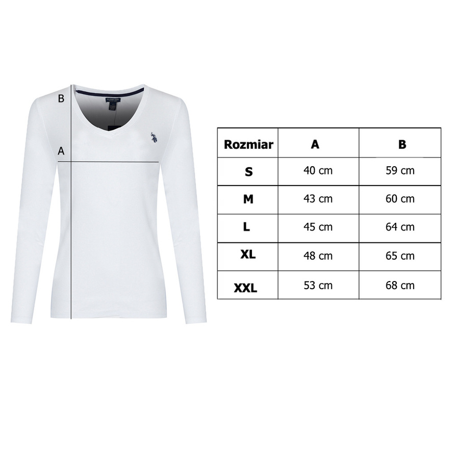 Bluzka Damska  U.S. POLO ASSN. 21350806 Bordowy
