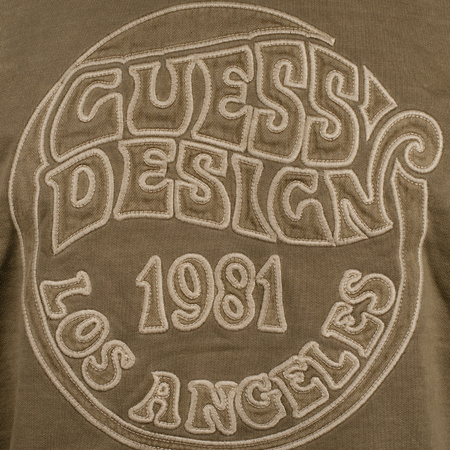 Bluza Męska GUESS Logo M3BQ31 KBY51 Zielona