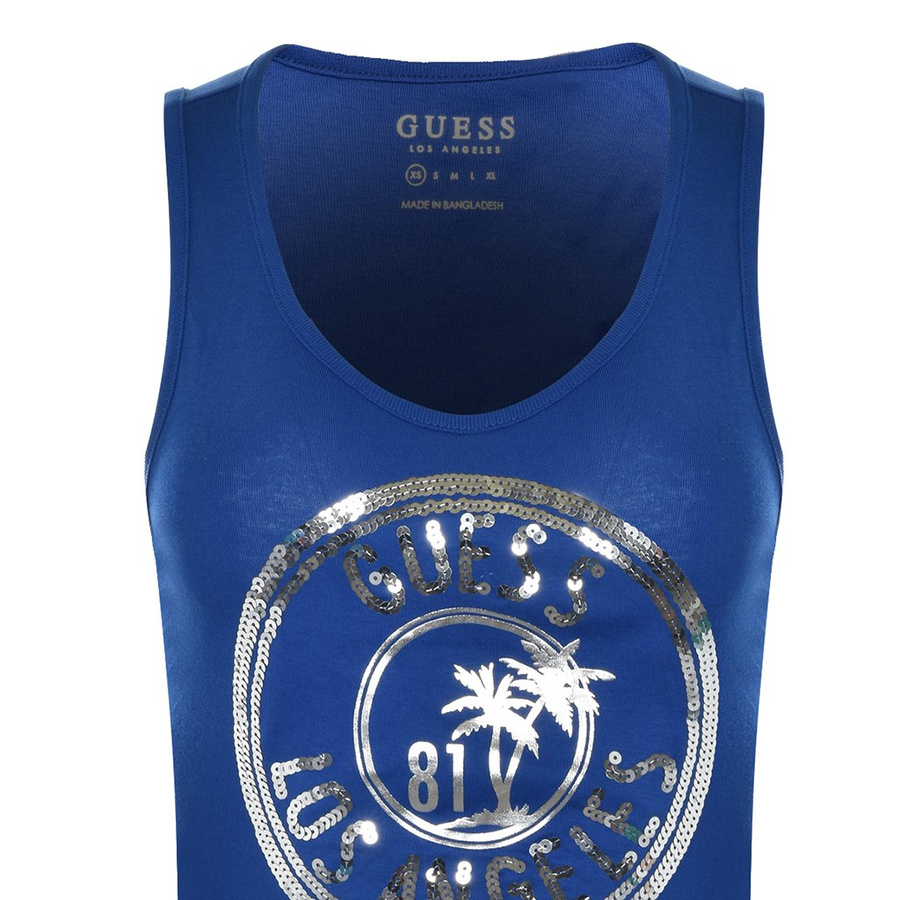 Top Damski GUESS Tank M0GI76 I3Z00 Niebieski