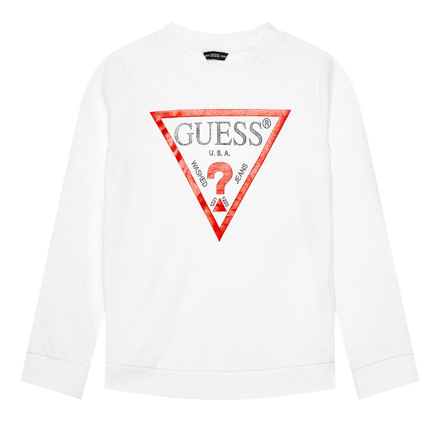 Bluza Dziecieca GUESS L73Q09 K5WK0 Bialy Regular