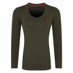 Bluzka Damska  U.S. POLO ASSN. 21350806 Zielony