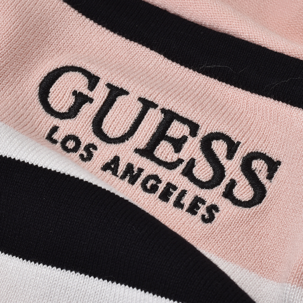 Sukienka GUESS Nia Logo Dress Q1VK14 Z0612 Róż