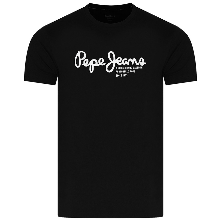 T-shirt Męski PEPE JEANS Oldwive PM508942 Czarny