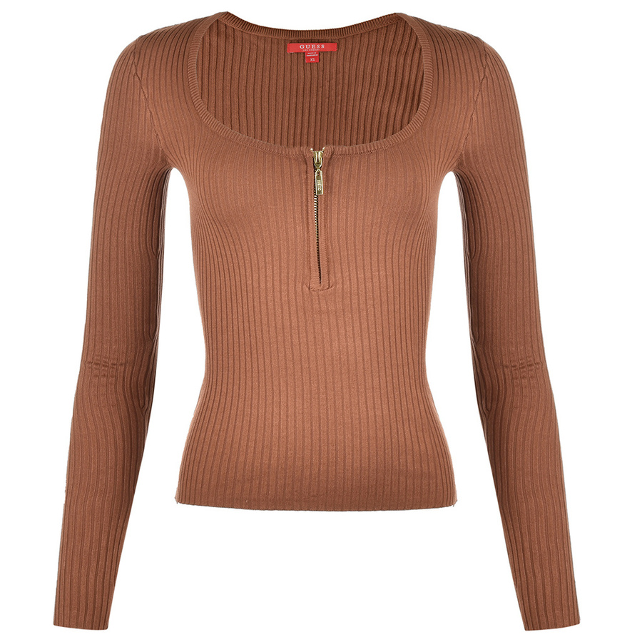 Sweter Damski GUESS Barret Cn M0BI10 K9ID0 Brązowy