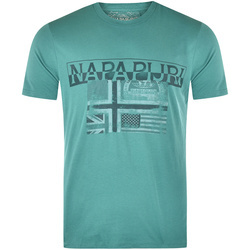 Napapijri T-Shirt Meski N0YHCWBC2 Zielony