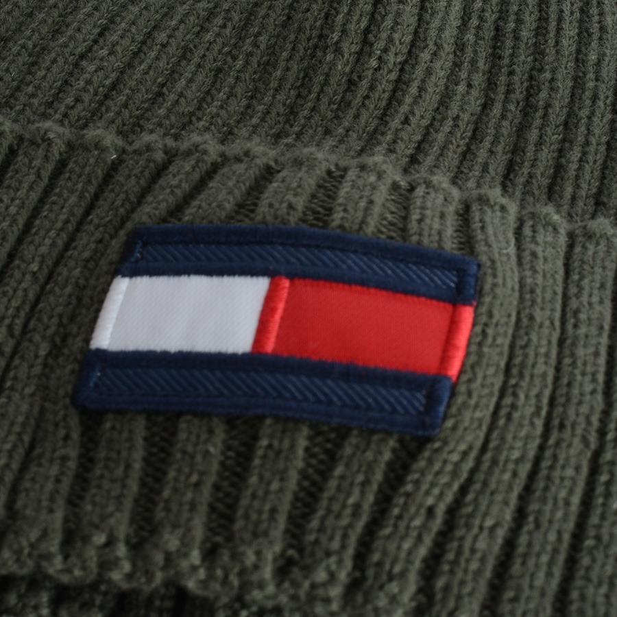 Czapka Męska TOMMY JEANS AM0AM10575 Zielona