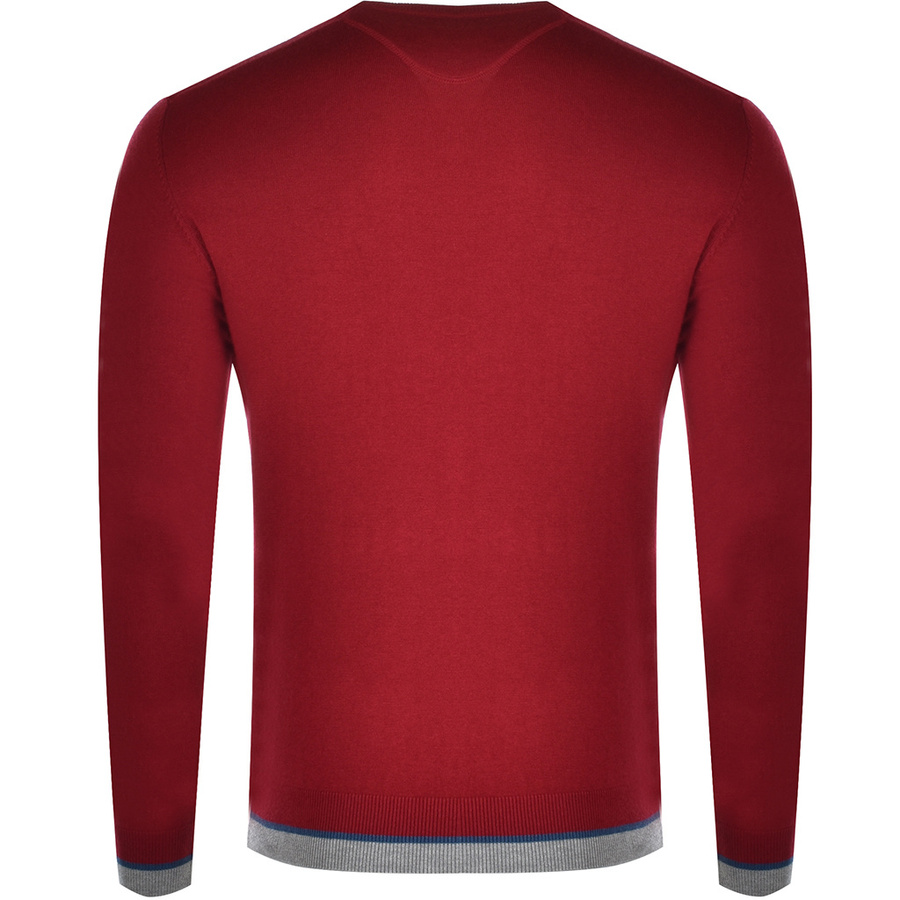 Sweter U.S. POLO ASSN. 64858 51958 Bordowy