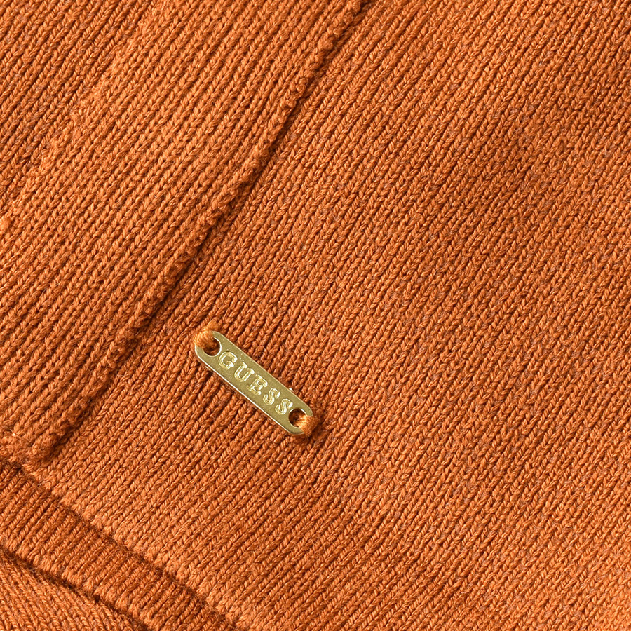 Sukienka Dzianinowa GUESS Q1BK0 4Z2SL1 Brązowa