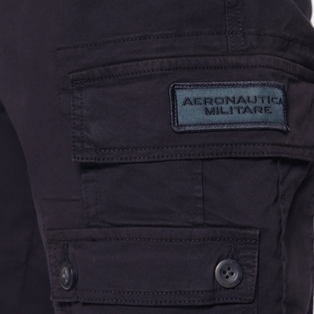 Spodnie Aeronautica Militare 242PA1632CT3399 Granatowe