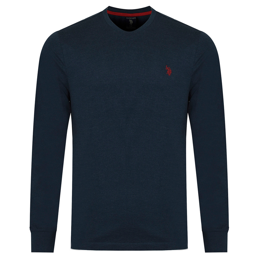 Longsleeve U.S. POLO ASSN. 11C022 98826 Granatowy