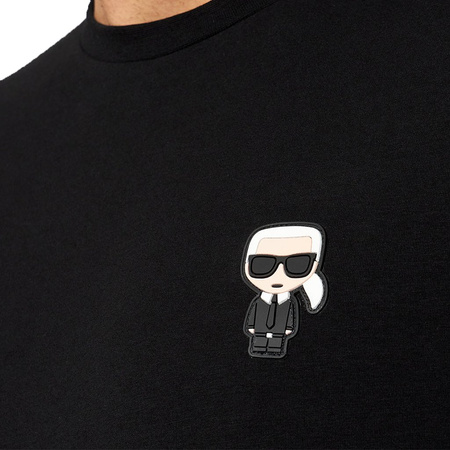 T-Shirt Męski KARL LAGERFELD 755025 Czarny