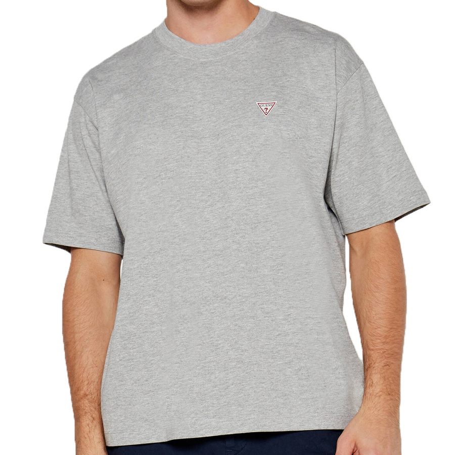 T-shirt GUESS Logo M4YI46 K8FQ4 Szary Oversize