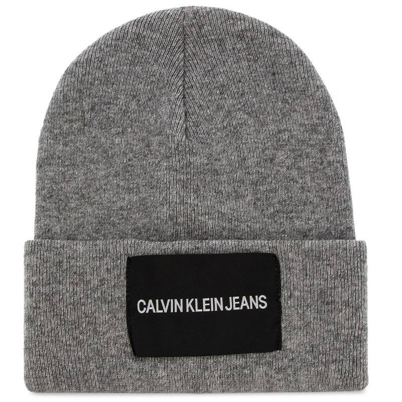 Czapka CALVIN KLEIN JEANS K40K400759 Szara