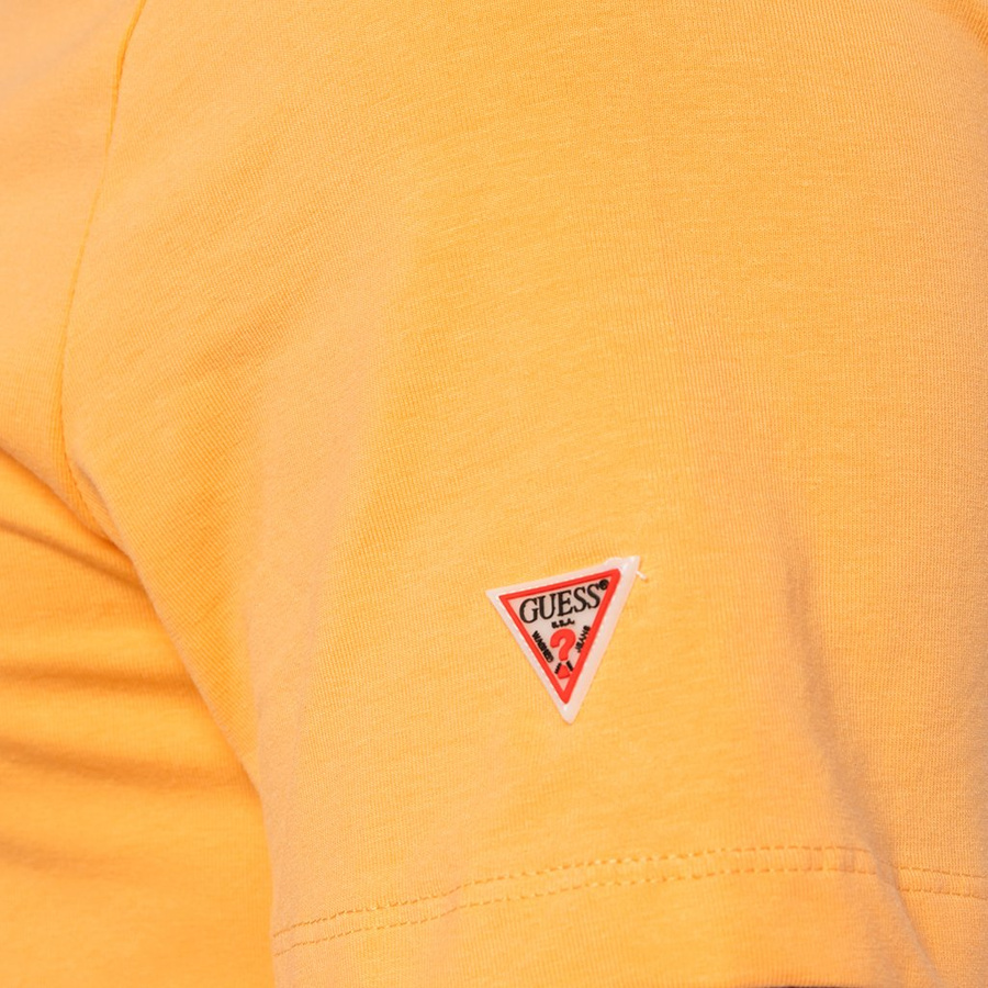 T-Shirt Męski Guess U1GA06 J1311 Pomarańczowy