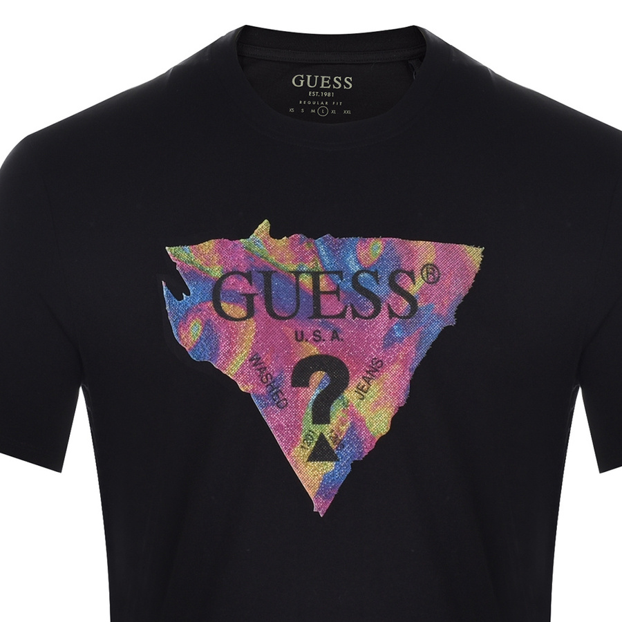 T-Shirt Męski GUESS Orginal M0BI71 I3Z11 Czarny