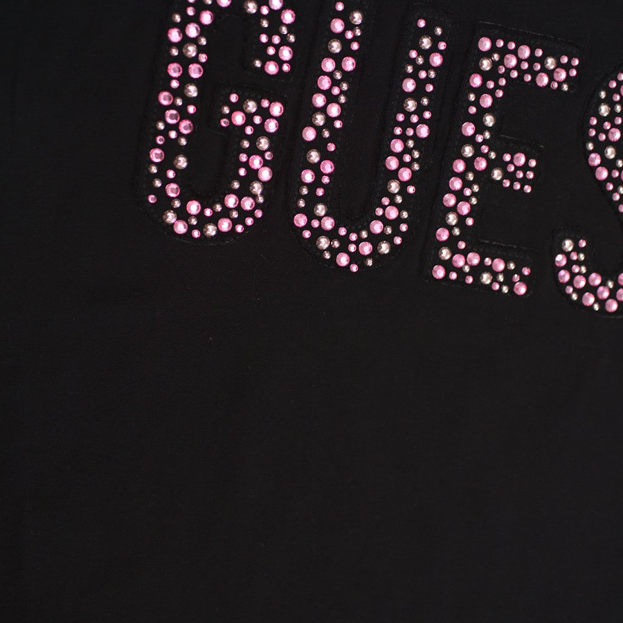 T-shirt Dzieciecy GUESS J1RI26 K6YW1 Czarny