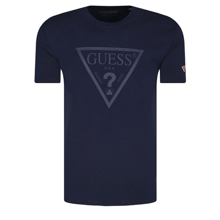 T-Shirt Męski Guess U1GA06 J1311 Granatowy 